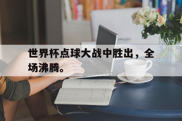 世界杯点球大战中胜出，全场沸腾。